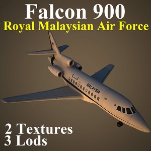 dassault falcon 900 rmf 3d max