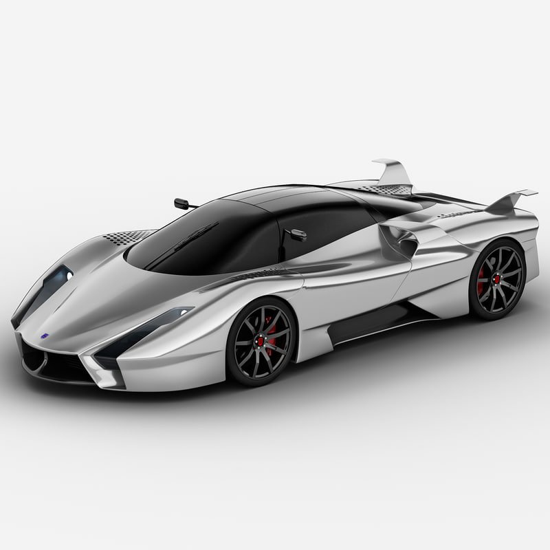 supercar ssc ultimate aero 3d c4d