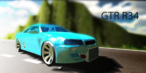 obj skyline gtr r34