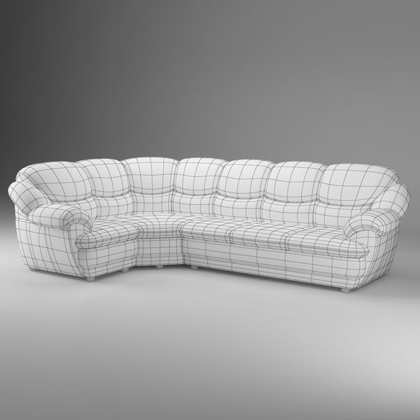 basic short corner sofa max