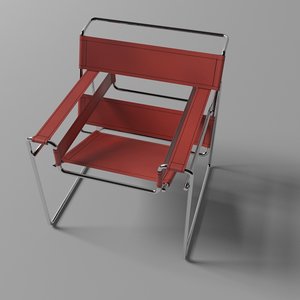 wassily chair 3d 3ds