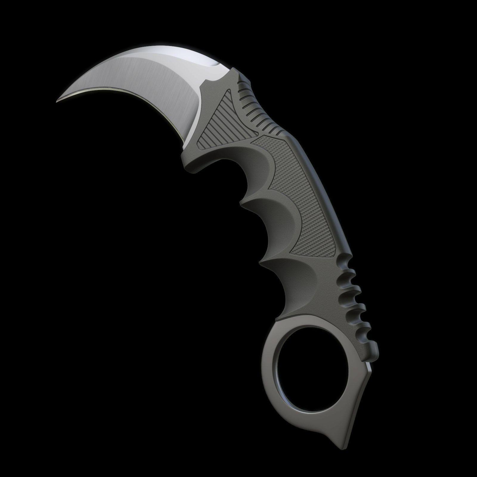 3ds max karambit knife