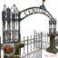 3d model gate graveyard