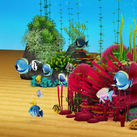 sea fish 3d max