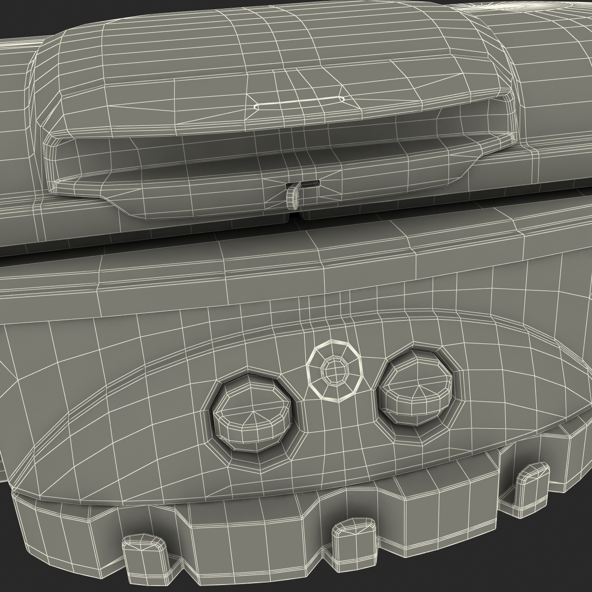3d model of coleman road trip grill