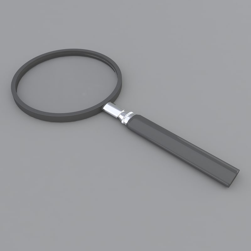 magnifying glass 3d 3ds