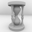 hourglass hour glass 3d model