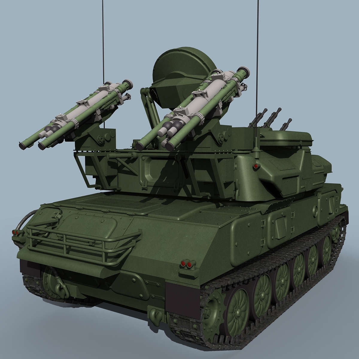 3d Model Of Shilka M4 Zsu-23-4