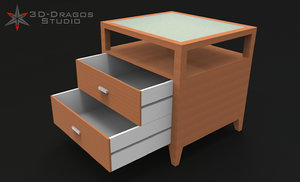 3d model table bed