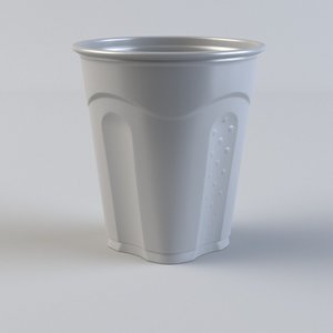plastic cup obj