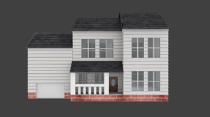 free x mode house white suburban