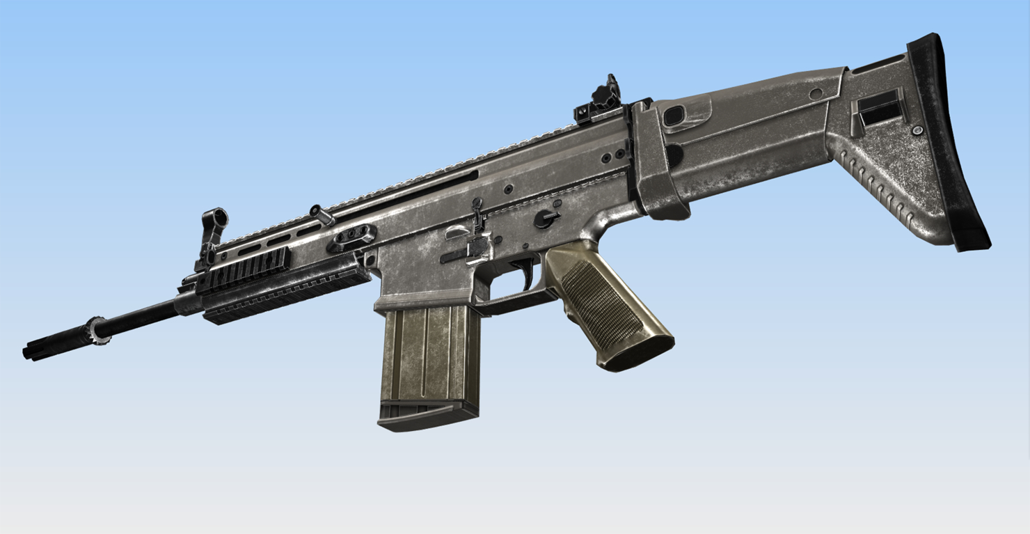 Scar Mk17 Combat Assault Rifle Obj