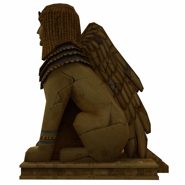 狮身人面像(低聚)3d模型