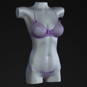 3d model bikini mannequin