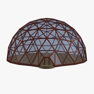 geodesic dome 3d model