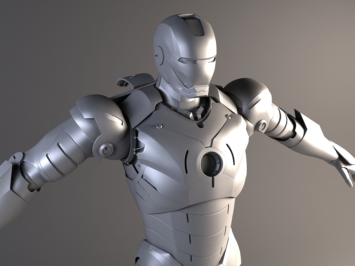 Modello 3d Iron Man Rigged Turbosquid 795090