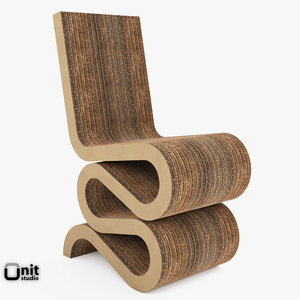 easy wiggle chair frank gehry 3d max