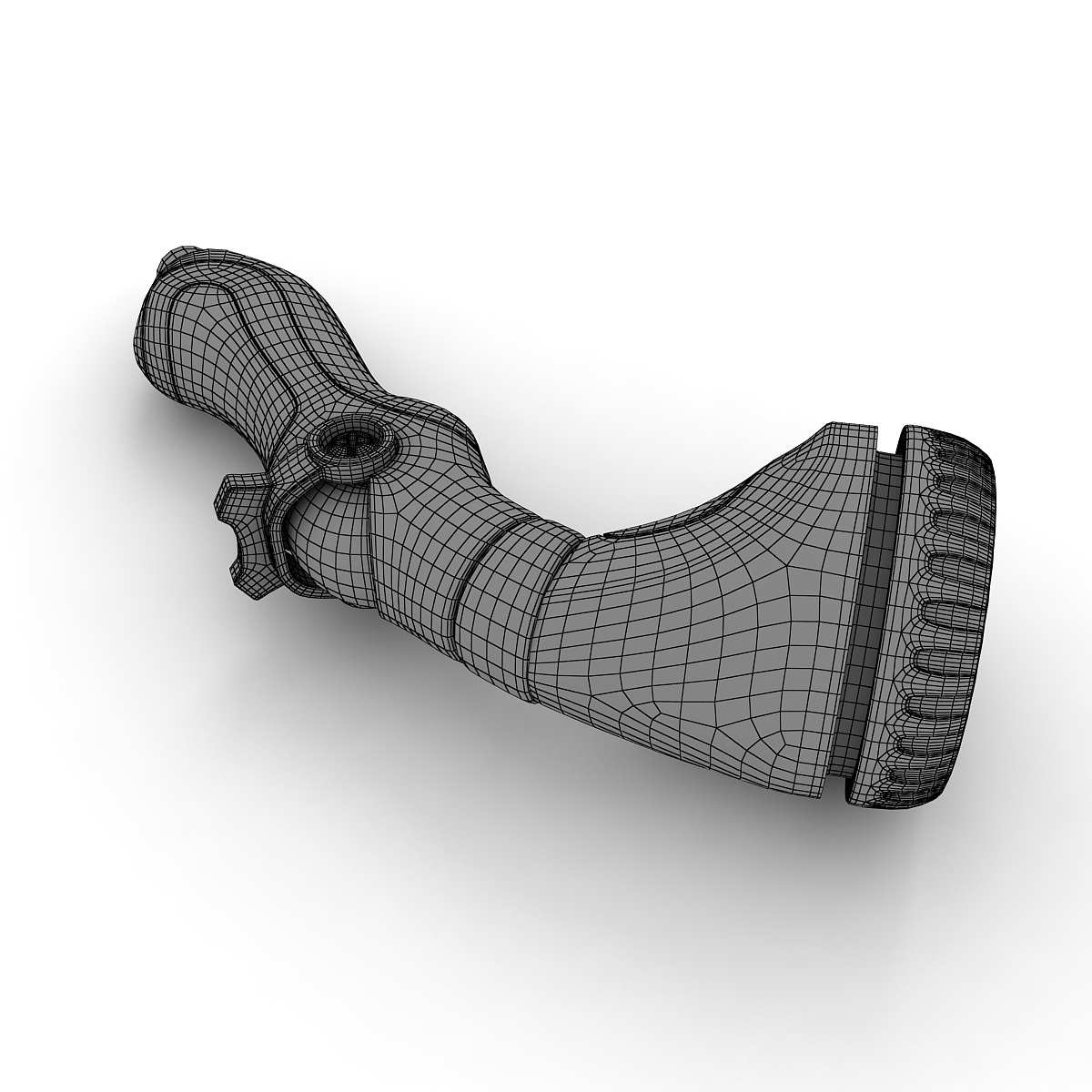 3d model hose nozzle 02