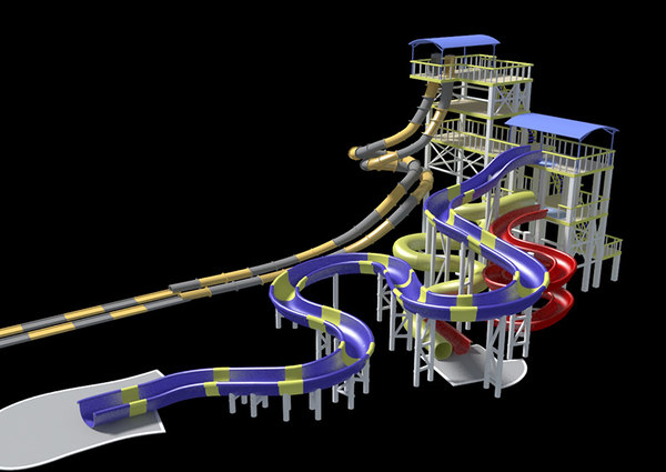 Water Park 3D Models for Download | TurboSquid