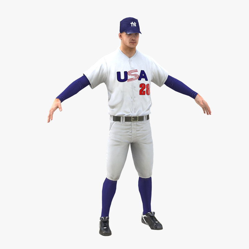 baseball-player-3d-model