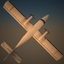 3d havilland basic aircraft model