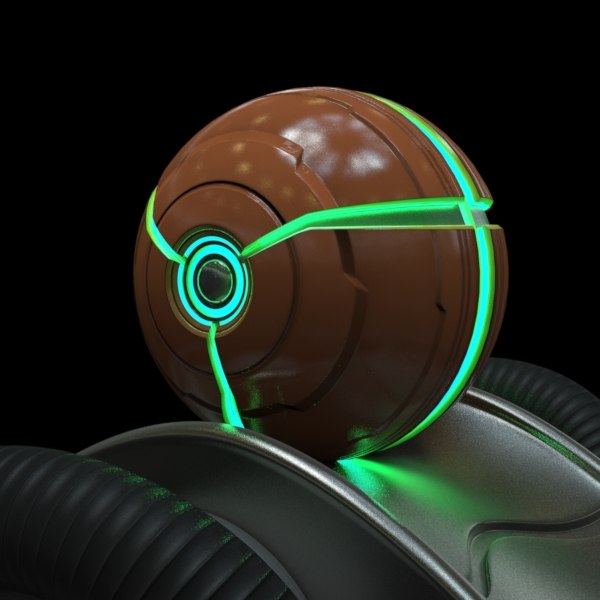 metroid morph ball stress reliever