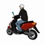 scooter motorcycle 3d max