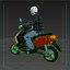 scooter motorcycle 3d max