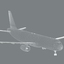3d model sharkleted airbus a321neo american airlines