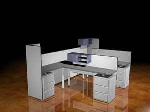 office desk 3ds