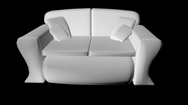 3d classic sofa model