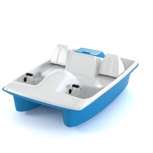 3ds max pedal boat