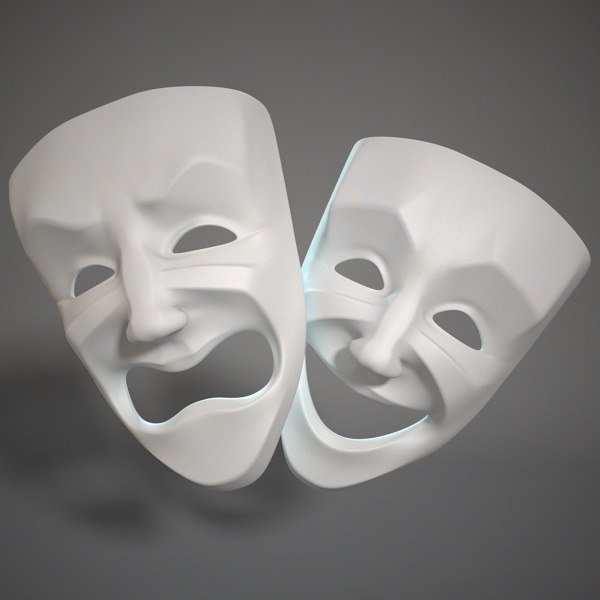 3d theatre face model