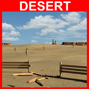desert 3d c4d