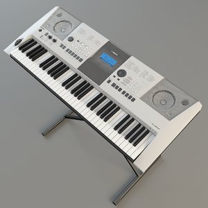 synthesizer yamaha psr-e413 3d max