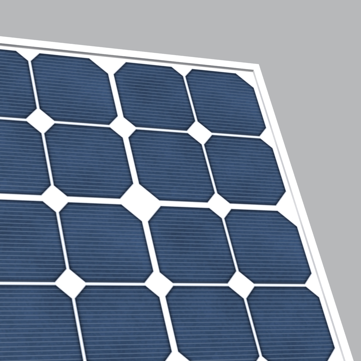 realistic solar panel 3d model