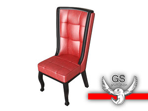 3d chair sophisticated model