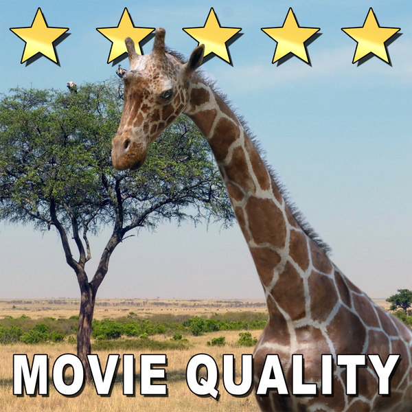 movie giraffe obj
