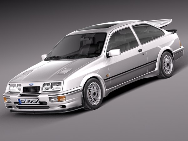 Ford Sierra RS Cosworth 1986-1992 Model 3D - TurboSquid 794576.