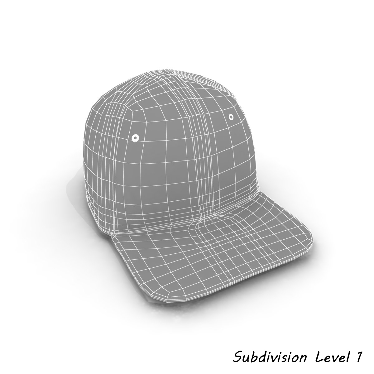 3d baseball cap model