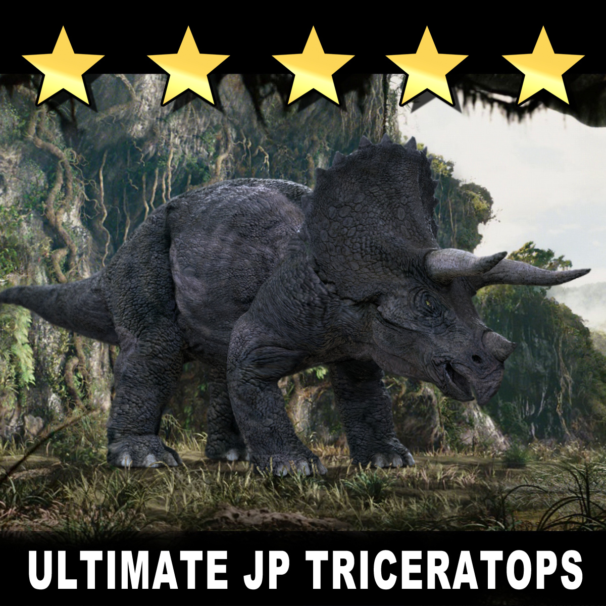 triceratops dinosaur 3d