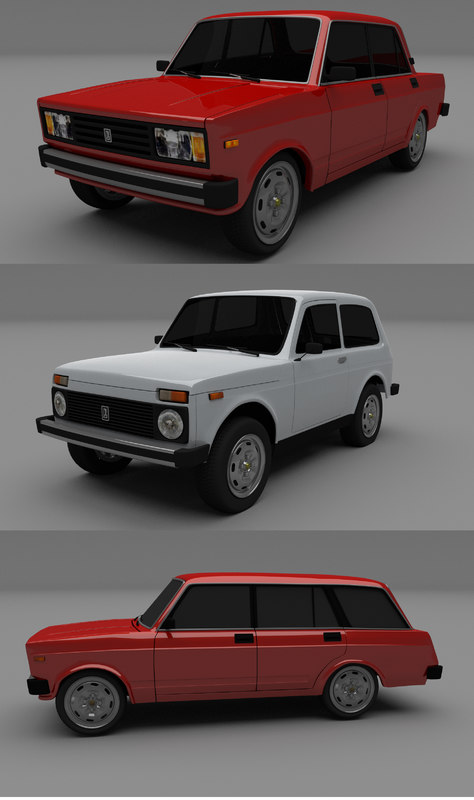 Lada 3d model free