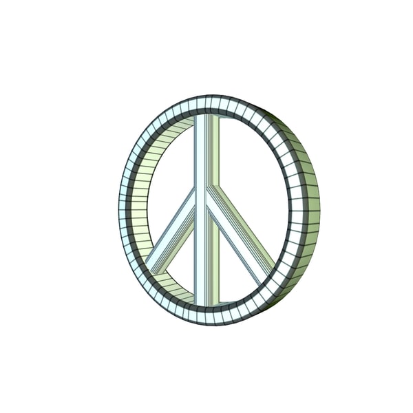 peace sign 3d 3ds