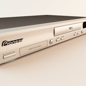 3d model pioneer d player