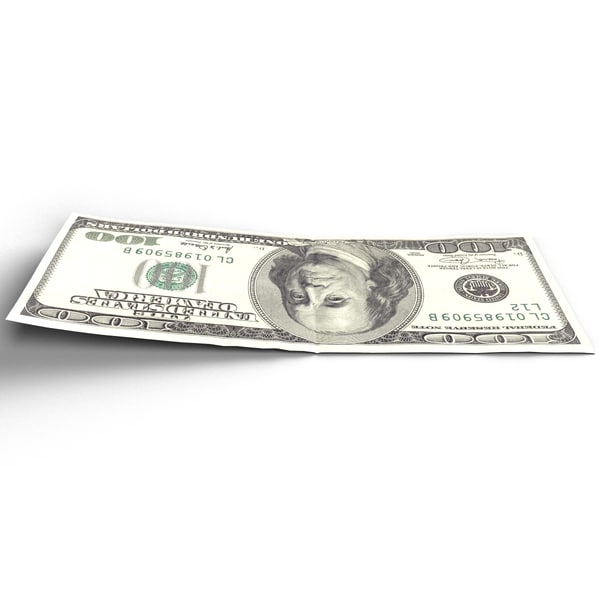 100 dollar bill 3d c4d