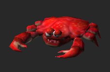 crab animation walk obj
