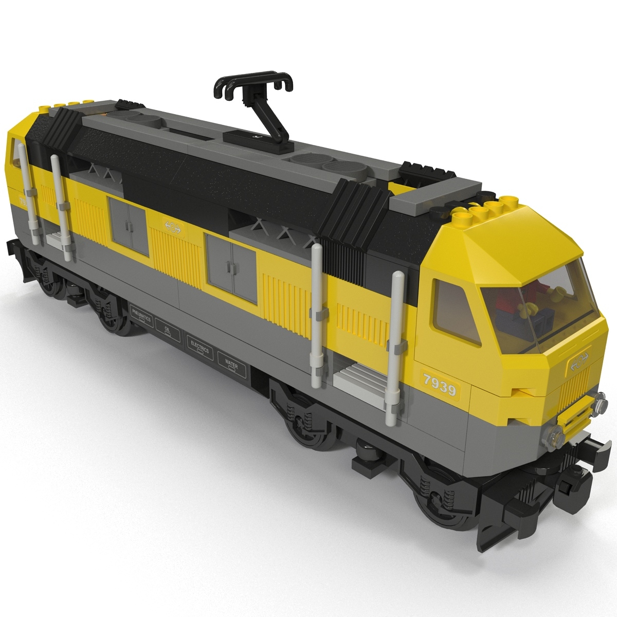 lego train 3d print