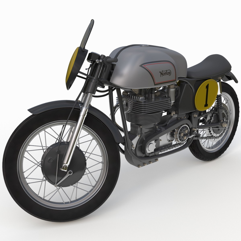 3d road racing rcycle norton