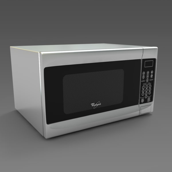 modelo 3d Whirlpool Microondas WM1407D - TurboSquid 780893
