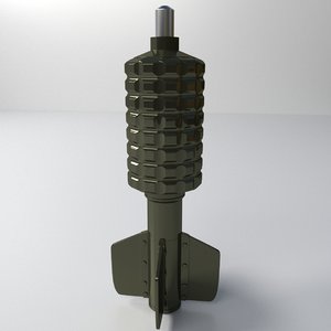 granatenwerfer modeled 3d model